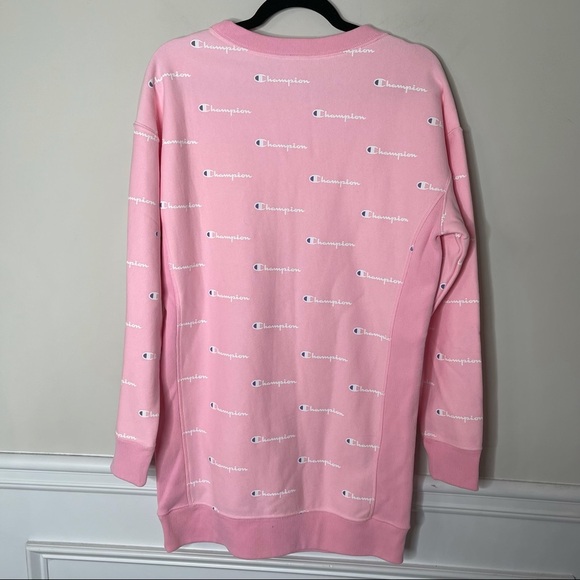 Champion Reverse Weave pink tunic sweatshirt dress size small‎ - Picture 6 of 6